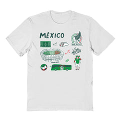 Mexico National Team Vive La Fete Youth Impressions Icons T-Shirt