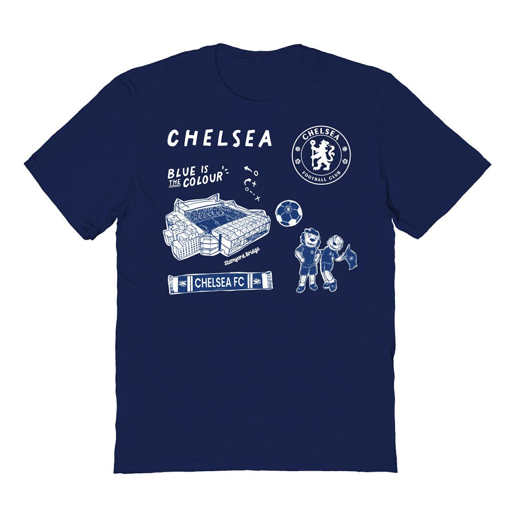 Chelsea Vive La Fete Youth Impressions Icons T-Shirt