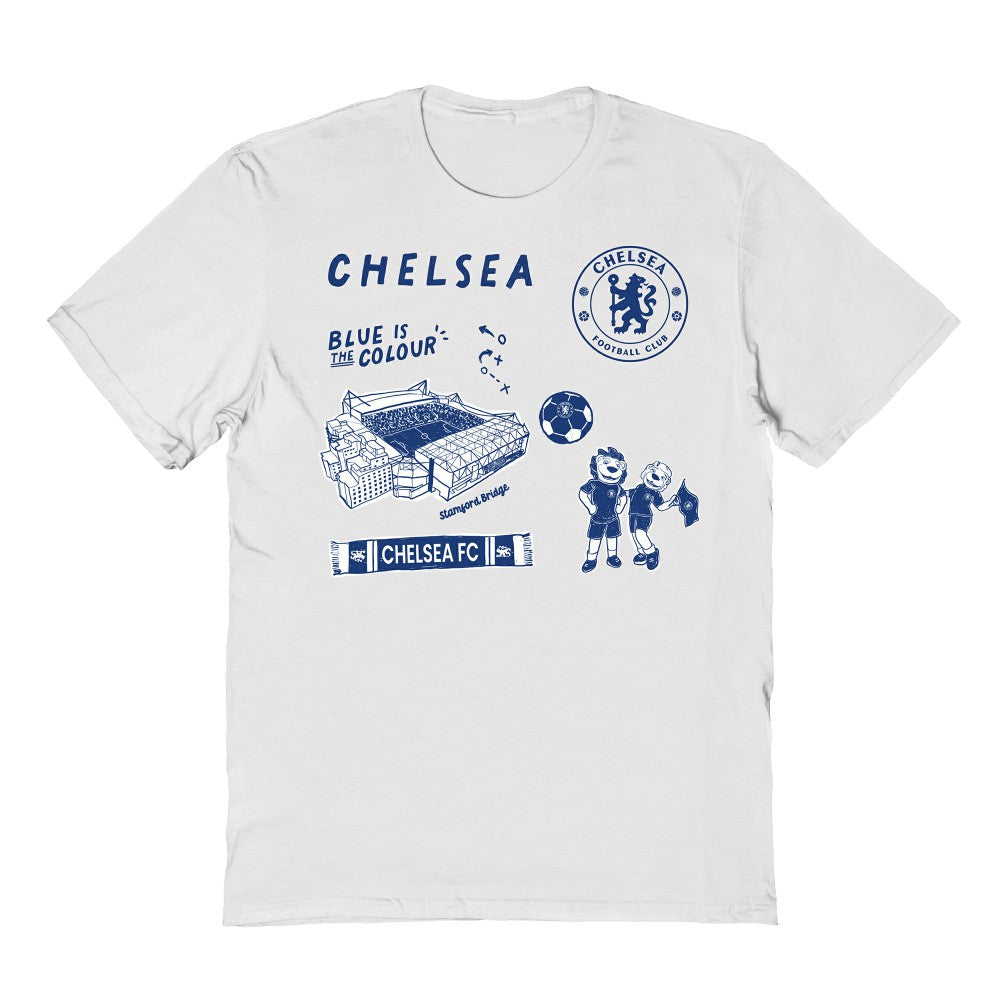 Chelsea Vive La Fete Youth Impressions Icons T-Shirt