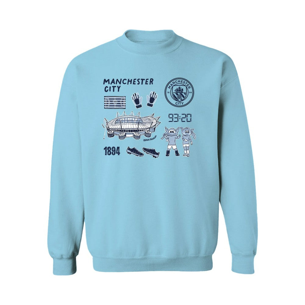 Manchester City Vive La Fete Women's Impressions Icons Sweatshirt
