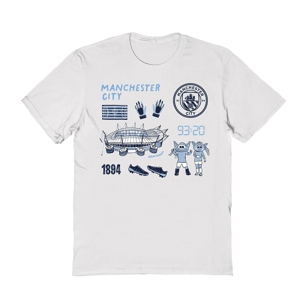 Manchester City Vive La Fete Women's Impressions Icons T-Shirt