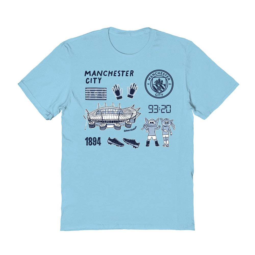 Manchester City Vive La Fete Women's Impressions Icons T-Shirt