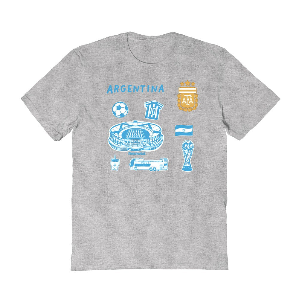 Argentina National Team Vive La Fete Women's Impressions Icons T-Shirt
