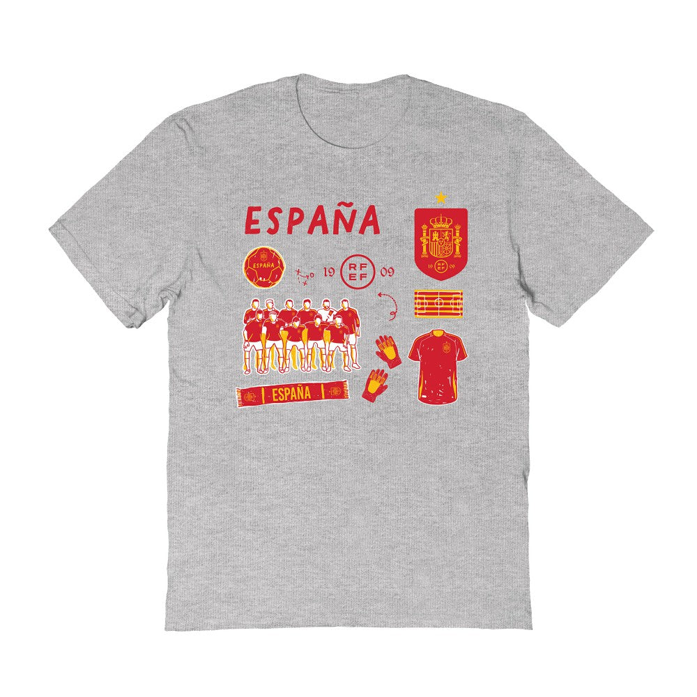 Spain National Team Vive La Fete Women's Impressions Icons T-Shirt