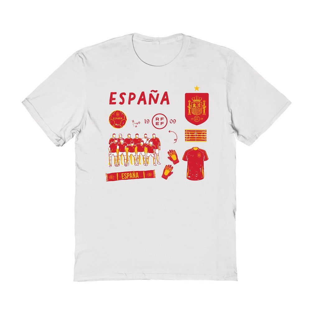 Spain National Team Vive La Fete Women's Impressions Icons T-Shirt