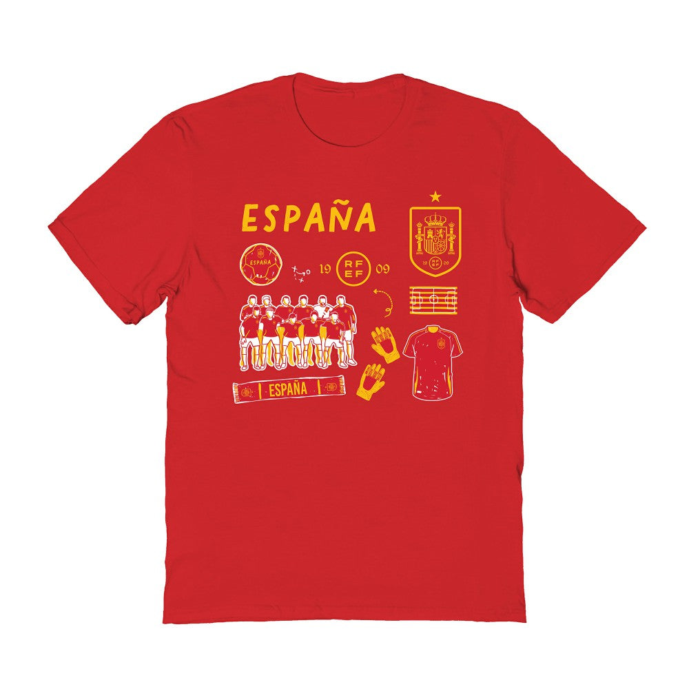 Spain National Team Vive La Fete Women's Impressions Icons T-Shirt