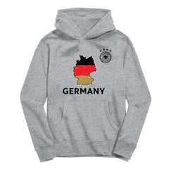 Germany National Team Vive La Fete Youth Map Style Hoodie