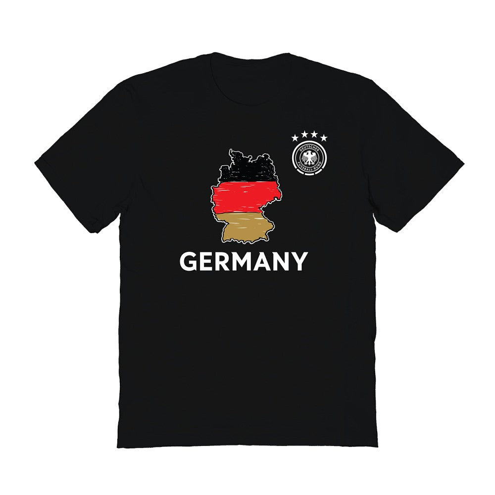 Germany National Team Vive La Fete Youth Map Style T-Shirt