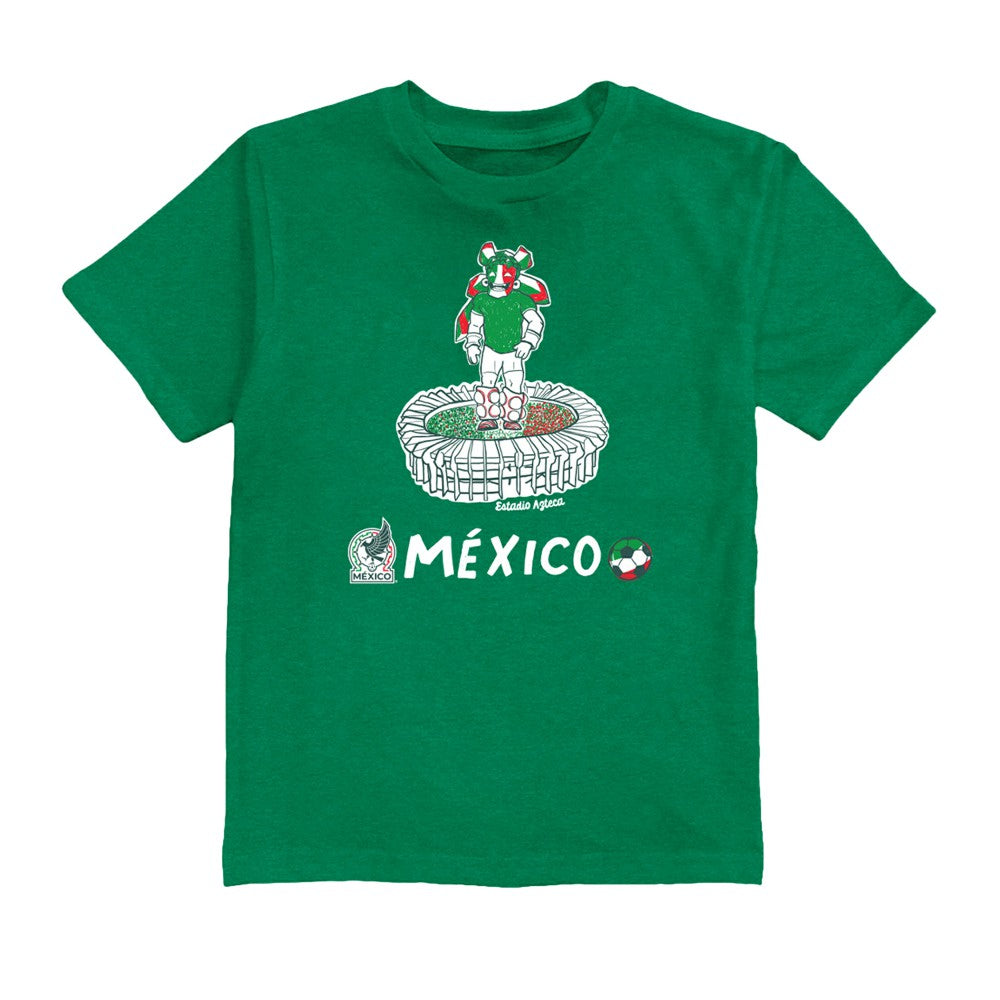 Edson Álvarez Mexico National Team Vive La Fete Youth Player Name & Number Stadium Style T-Shirt