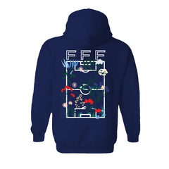 France National Team Vive La Fete Women's Soccer Field Fleece Hood