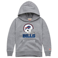 Homage Youth Big Helmet Tri-Blend Hoodie - Buffalo Bills Hoodies