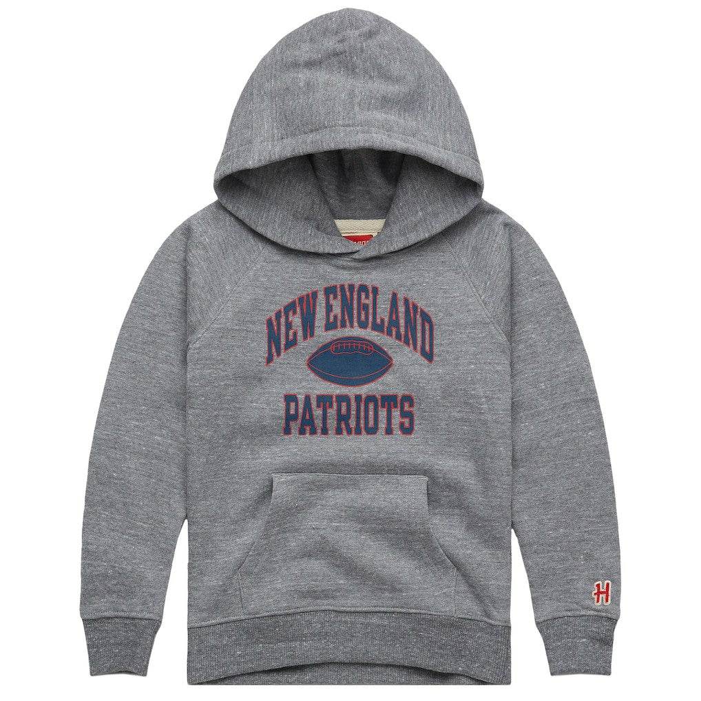 Homage Youth Gridiron Tri-Blend Hoodie - New England Patriots Hoodies