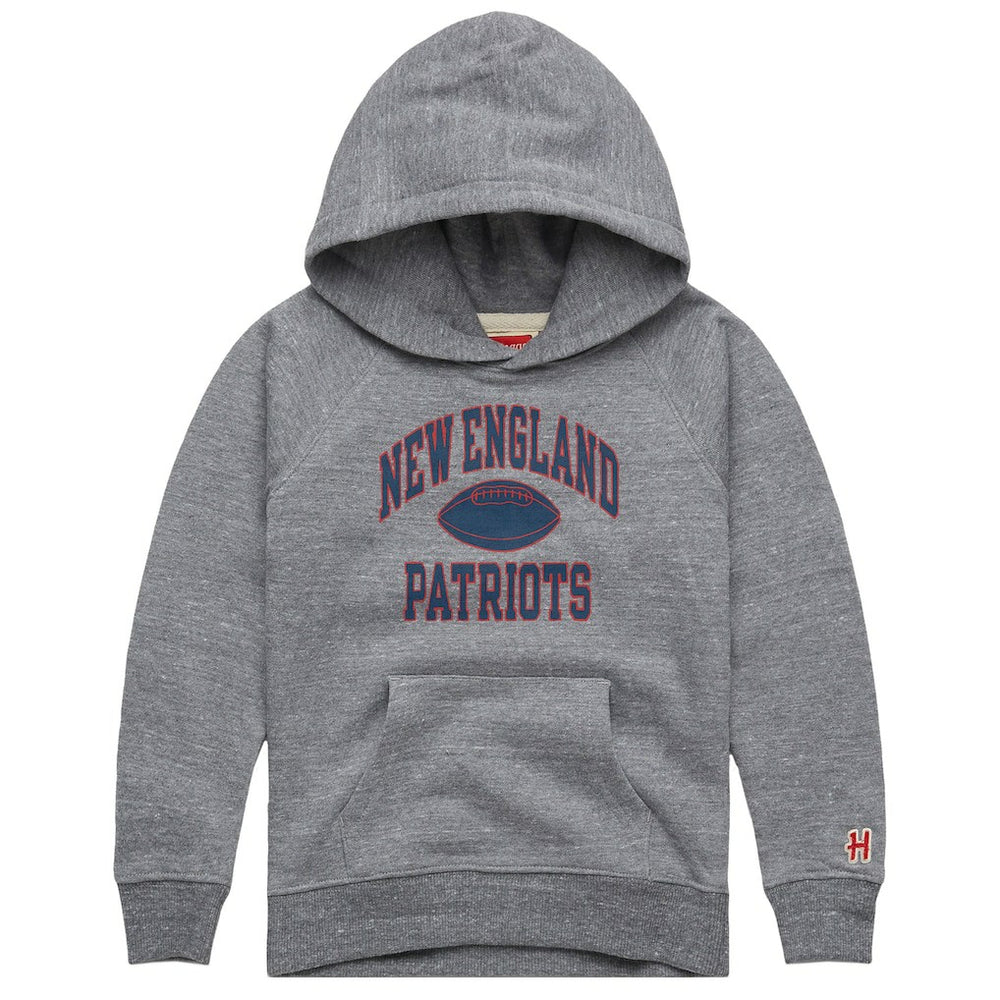 Homage Youth Gridiron Tri-Blend Hoodie - New England Patriots Hoodies