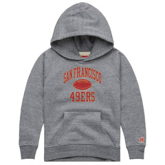 Homage Youth Gridiron Tri-Blend Hoodie - San Francisco 49ers Hoodies