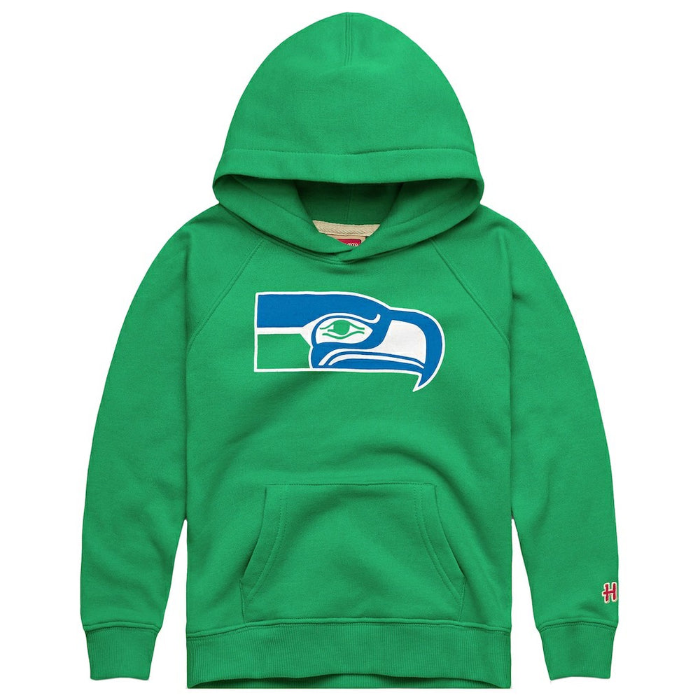 Homage Youth '76 Season Tri-Blend Hoodie - Seattle Seahawks Hoodies