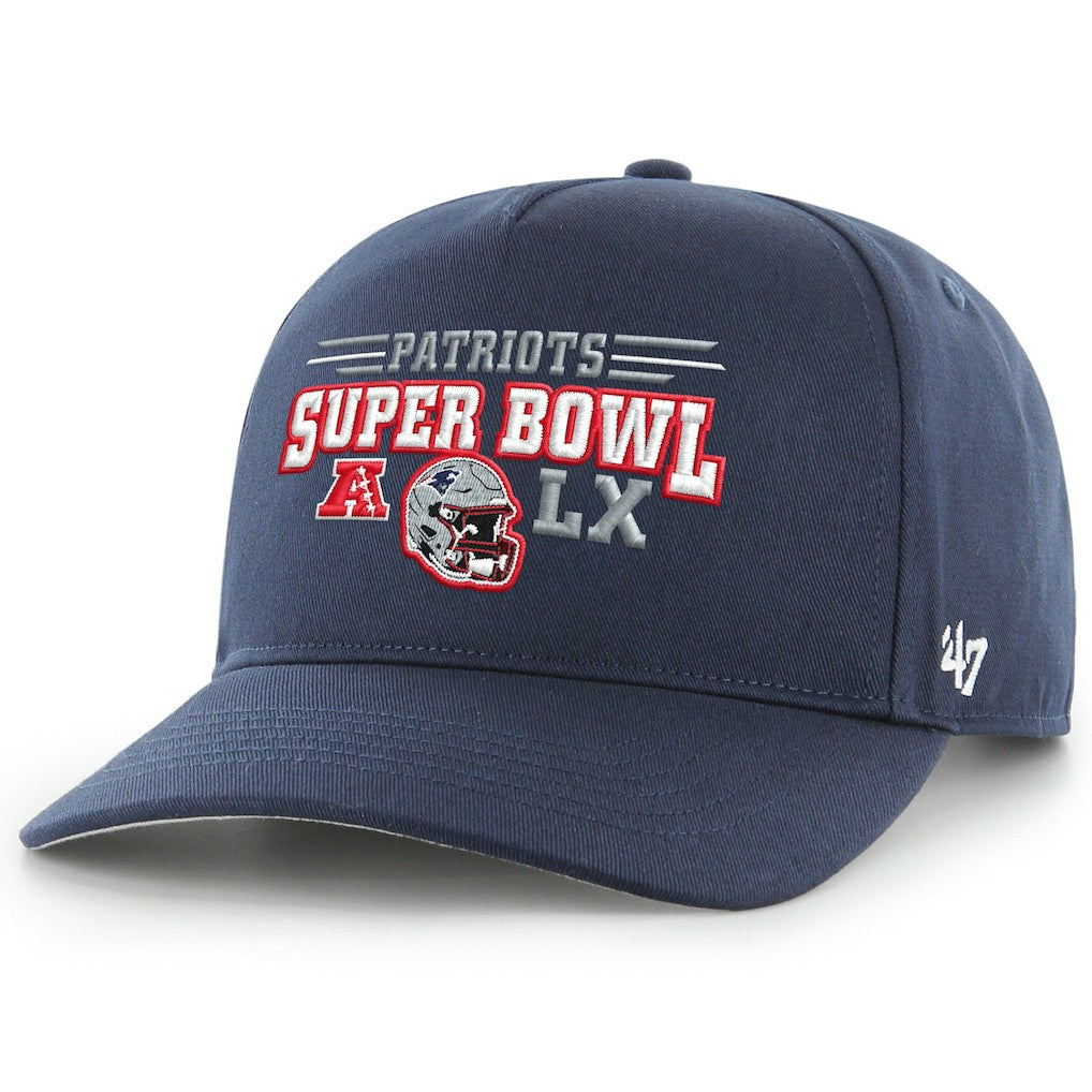 '47 Super Bowl LX Hitch Adjustable Hat - New England Patriots Hats