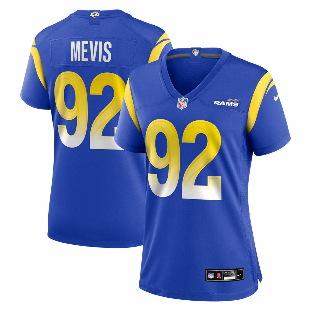 Harrison Mevis  Women's Team Game Jersey - Los Angeles Rams Jerseys