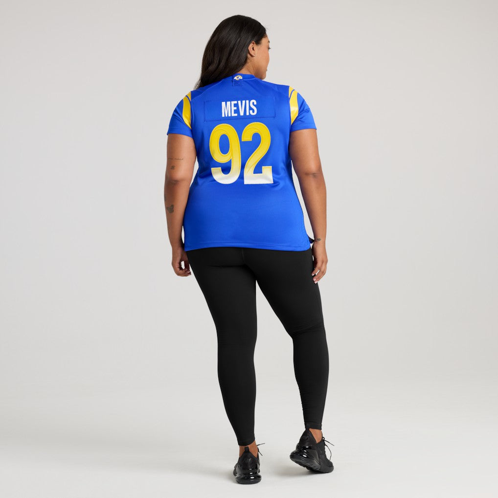 Harrison Mevis  Women's Team Game Jersey - Los Angeles Rams Jerseys