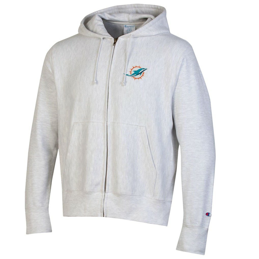 Reverse Weave Full-Zip Hoodie - Miami Dolphins Hoodies