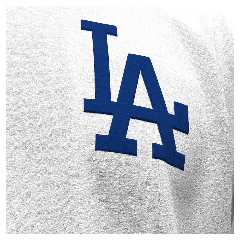 White Los Angeles Dodgers Fanatics Women's Baseball Stitch Spirit Jersey Long Sleeve T-Shirt