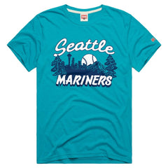 Teal Seattle Mariners Homage Tri-Blend Hyperlocal T-Shirt