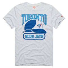 Ash Toronto Blue Jays Homage Tri-Blend Hyperlocal T-Shirt