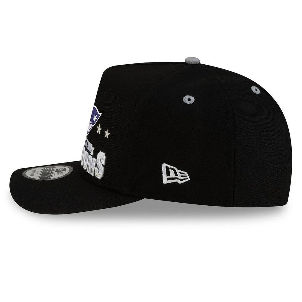 2025 AFC Champions Locker Room Trophy Collection A-Frame 9FIFTY Snapback Hat - New England Patriots Hats