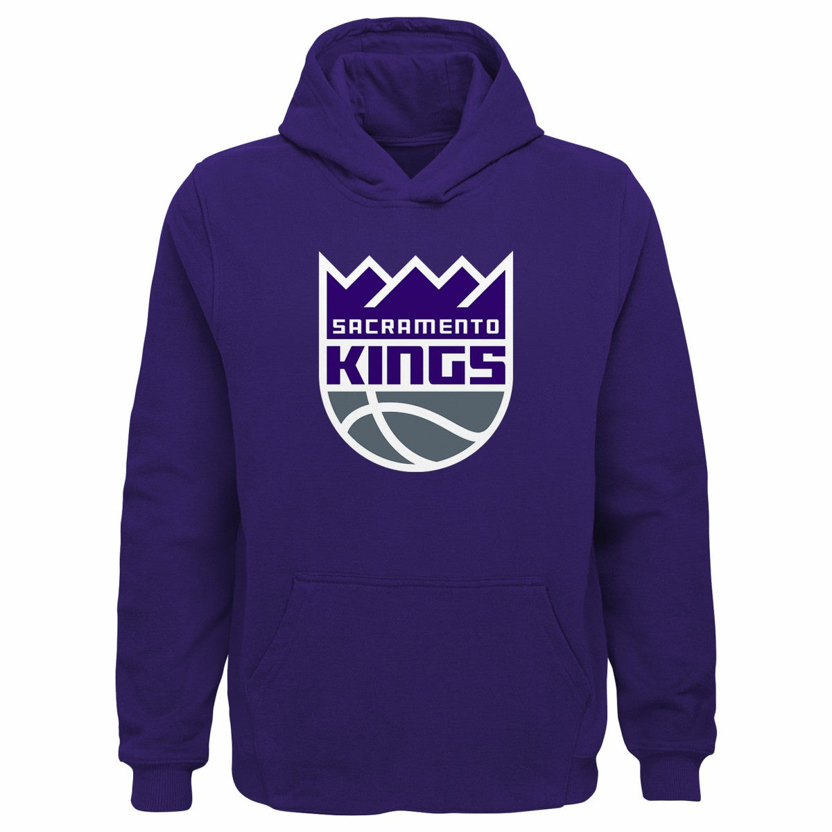Sacramento Kings Outerstuff Youth Primary Logo Pullover Hoodie