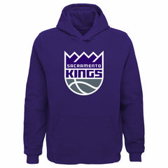 Sacramento Kings Outerstuff Youth Primary Logo Pullover Hoodie