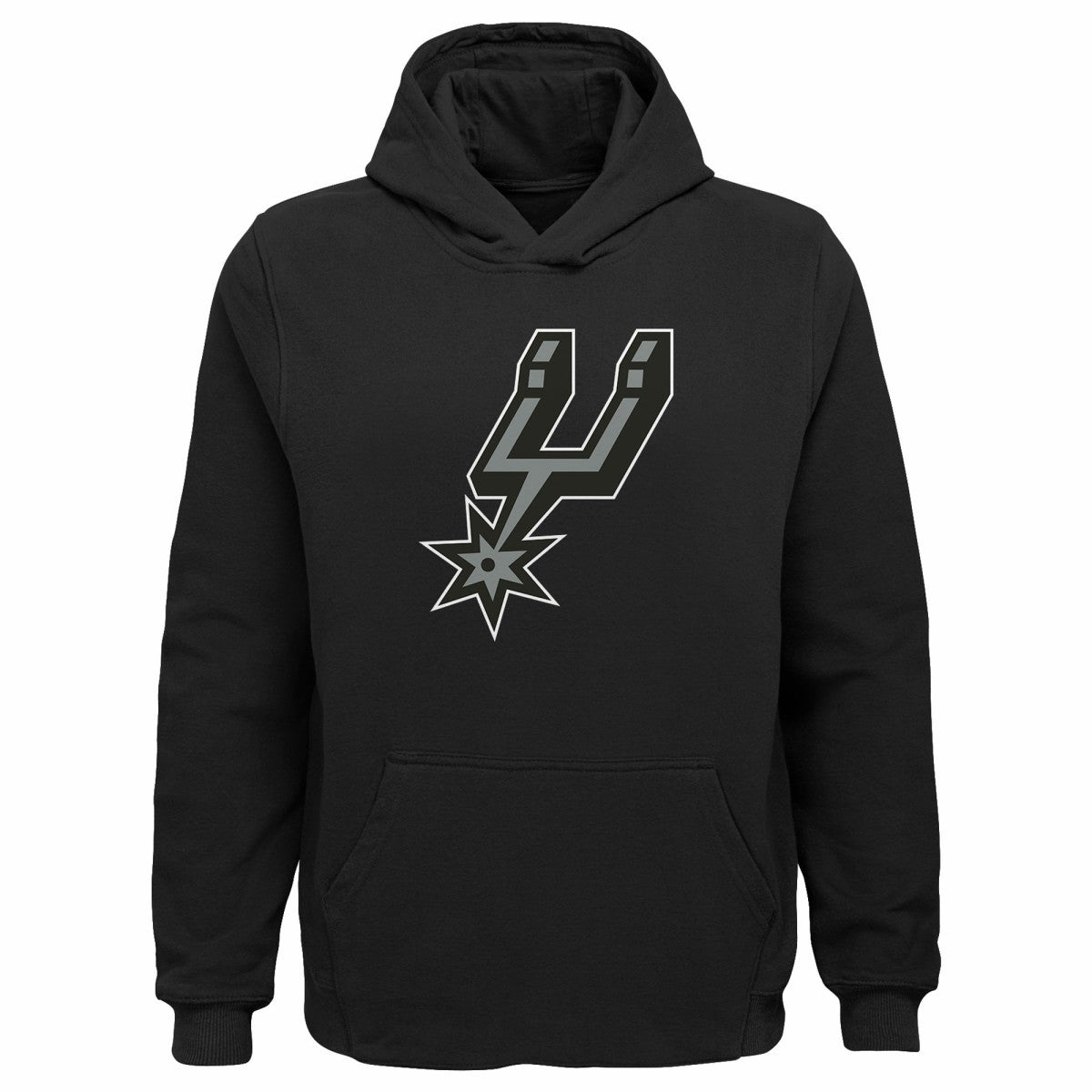 San Antonio Spurs Outerstuff Youth Primary Logo Pullover Hoodie