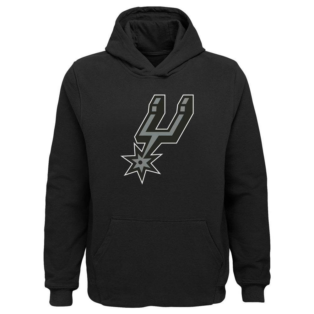 San Antonio Spurs Outerstuff Youth Primary Logo Pullover Hoodie