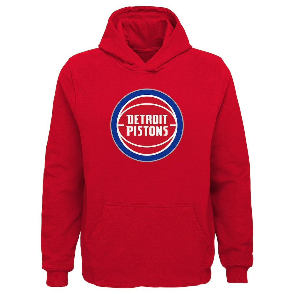 Detroit Pistons Outerstuff Youth Primary Logo Pullover Hoodie sale