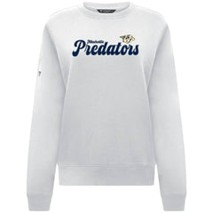 NHL Nashville Predators Levelwear Women's Yvette Big Script Tri-Blend Sweatshirt