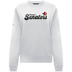 NHL Ottawa Senators Levelwear Women's Yvette Big Script Tri-Blend Sweatshirt