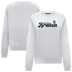 NHL Seattle Kraken Levelwear Women's Yvette Big Script Tri-Blend Sweatshirt