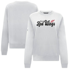 NHL Detroit Red Wings Levelwear Women's Yvette Big Script Tri-Blend Sweatshirt