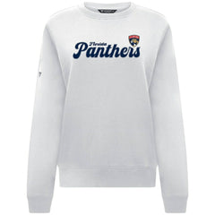 NHL Florida Panthers Levelwear Women's Yvette Big Script Tri-Blend Sweatshirt