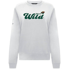 NHL Minnesota Wild Levelwear Women's Yvette Big Script Tri-Blend Sweatshirt