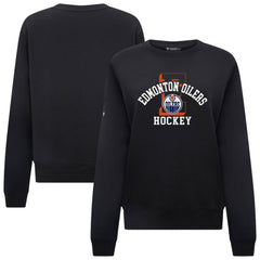NHL Edmonton Oilers Levelwear Women's Yvette Limelight Big Letter Sweatshirt