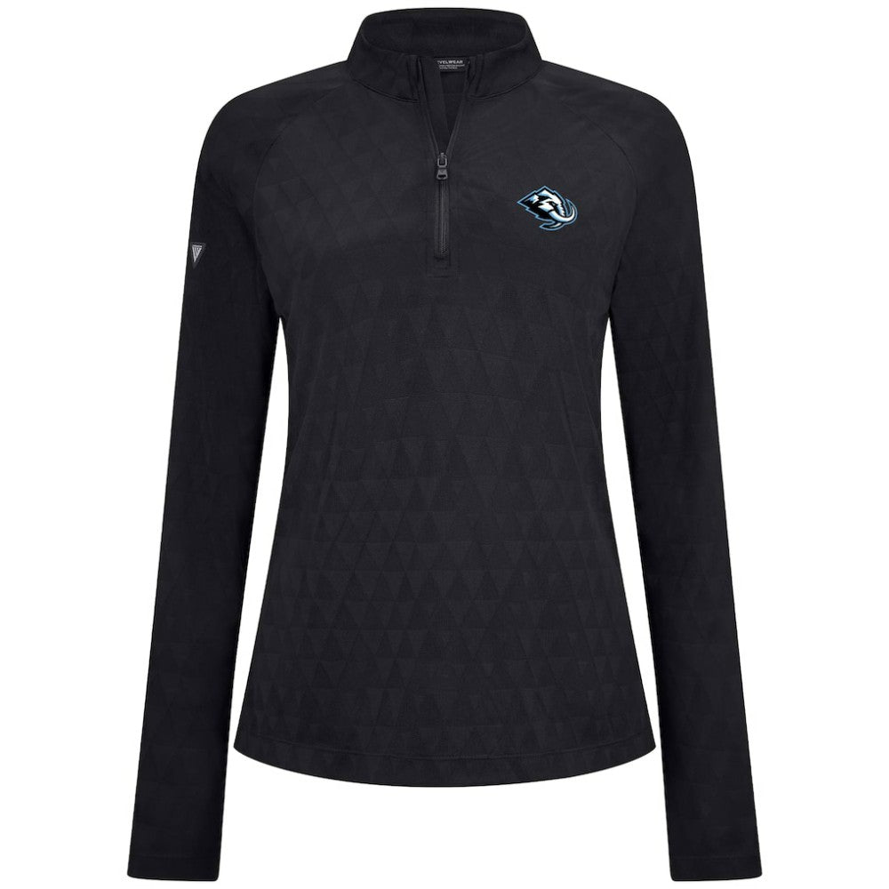 NHL Utah Mammoth Levelwear Women's Spike Raglan Quarter-Zip Top