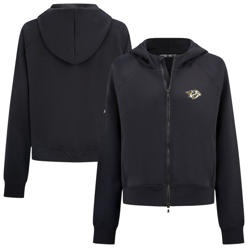 NHL Nashville Predators Levelwear Women's Judd Raglan Full-Zip Hoodie