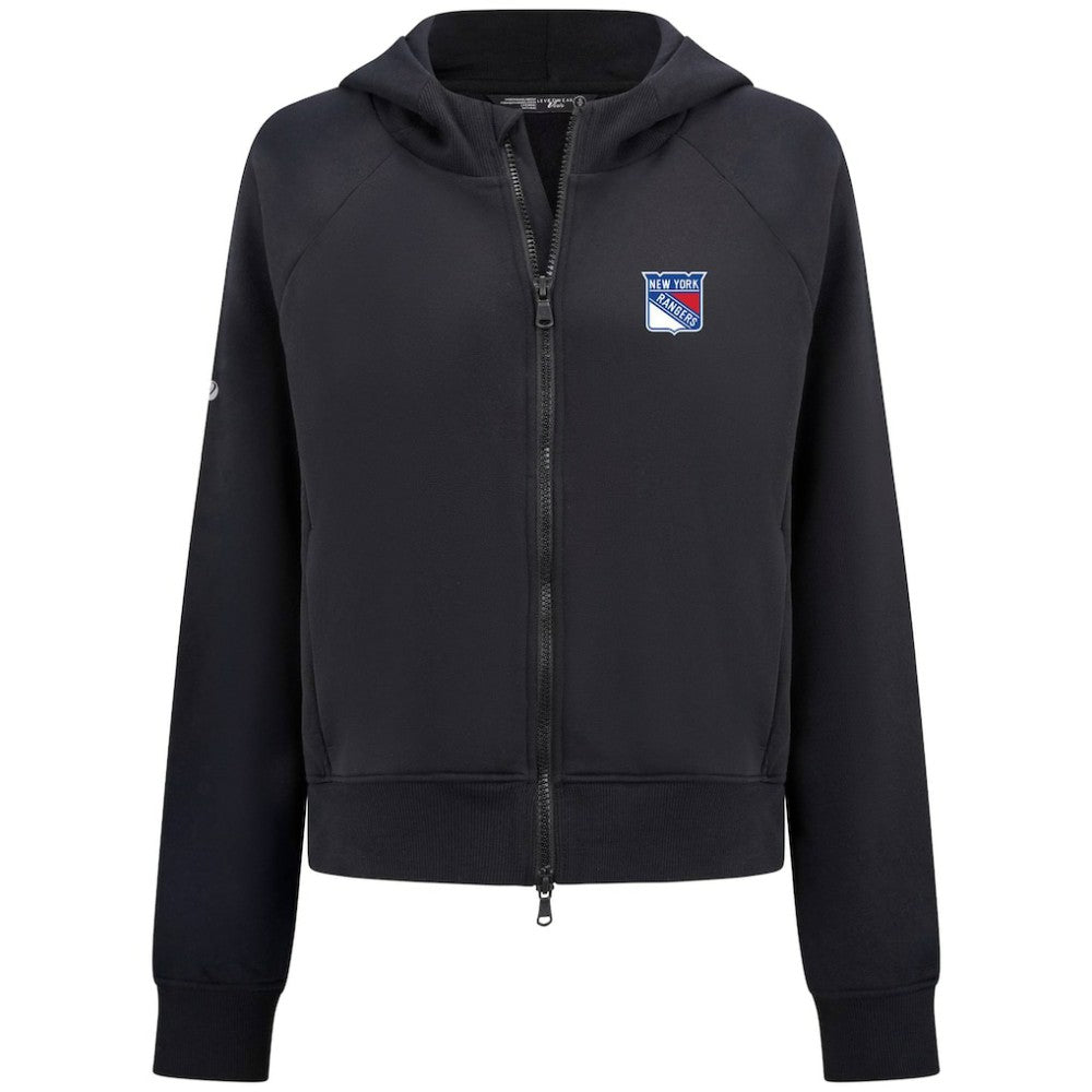 NHL New York Rangers Levelwear Women's Judd Raglan Full-Zip Hoodie