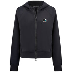 NHL San Jose Sharks Levelwear Women's Judd Raglan Full-Zip Hoodie
