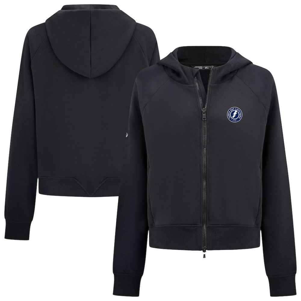 NHL Tampa Bay Lightning Levelwear Women's Judd Raglan Full-Zip Hoodie