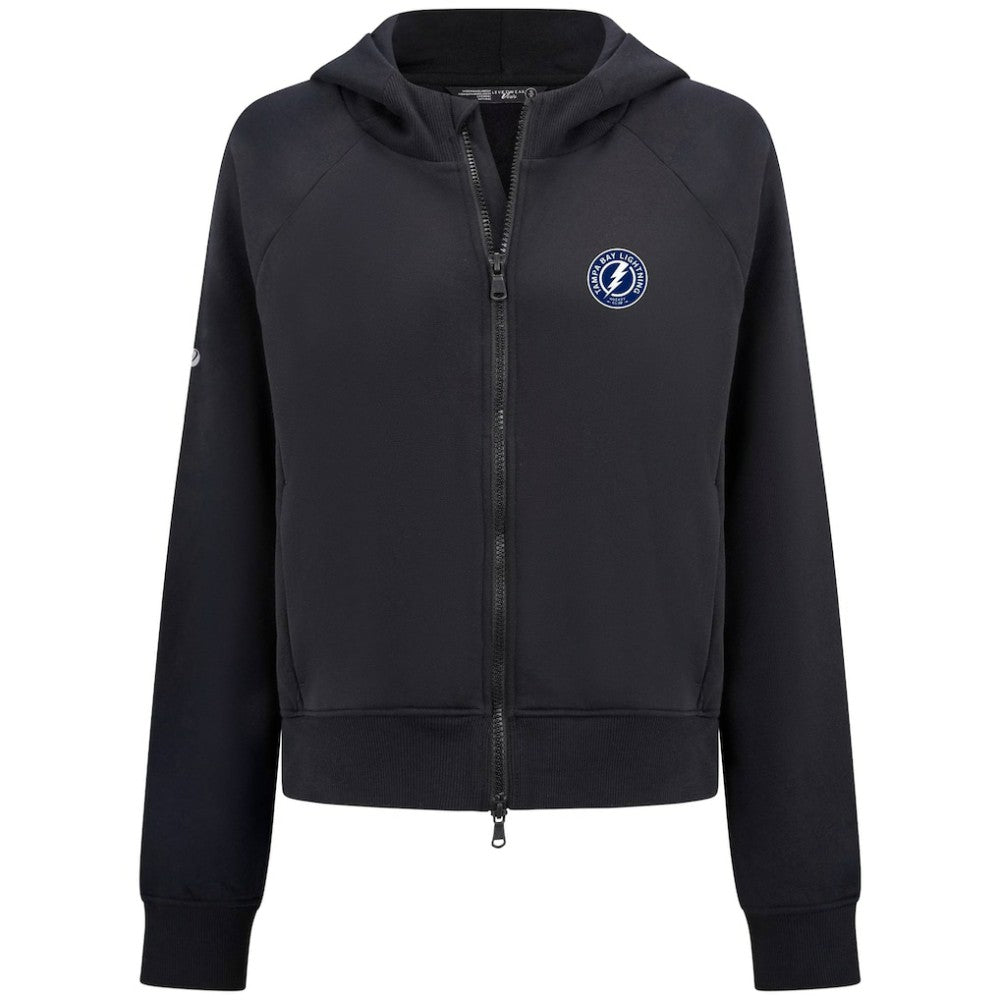 NHL Tampa Bay Lightning Levelwear Women's Judd Raglan Full-Zip Hoodie