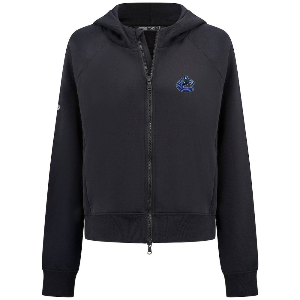 NHL Vancouver Canucks Levelwear Women's Judd Raglan Full-Zip Hoodie