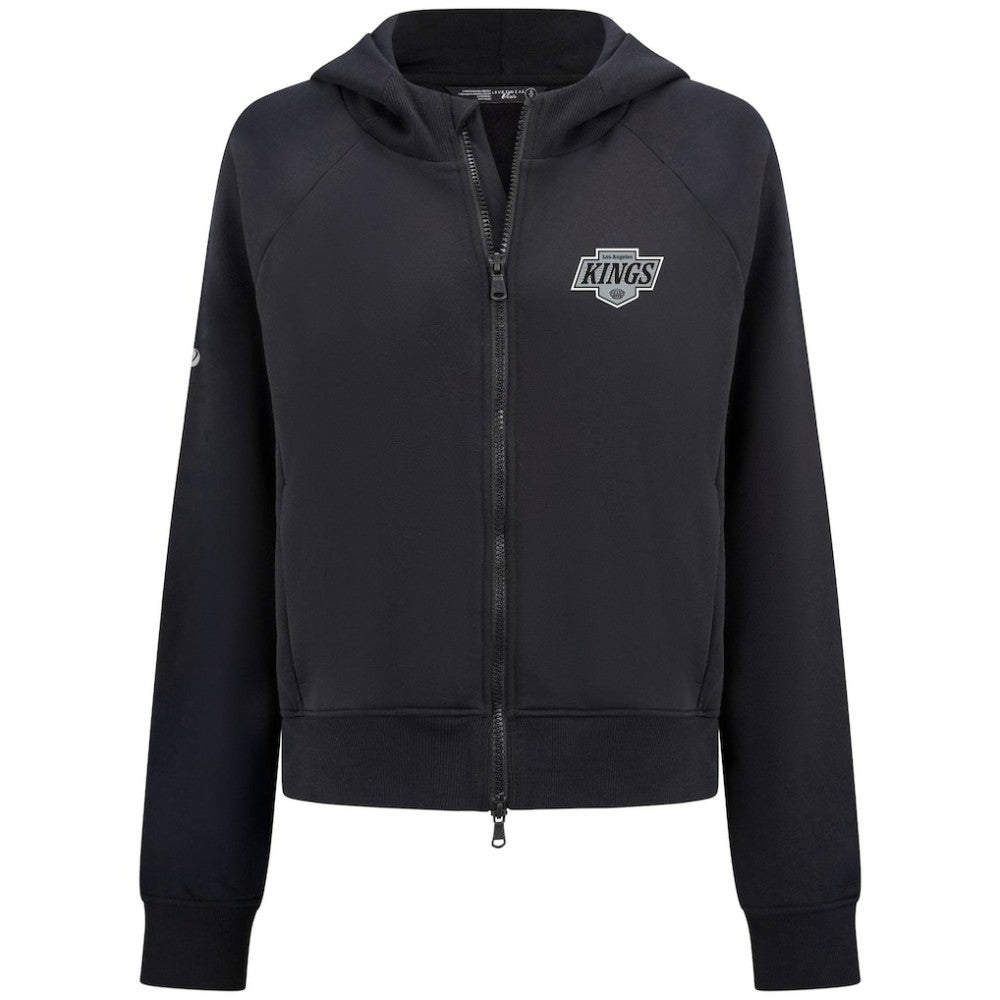 NHL Los Angeles Kings Levelwear Women's Judd Raglan Full-Zip Hoodie