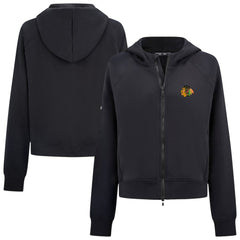 NHL Chicago Blackhawks Levelwear Women's Judd Raglan Full-Zip Hoodie