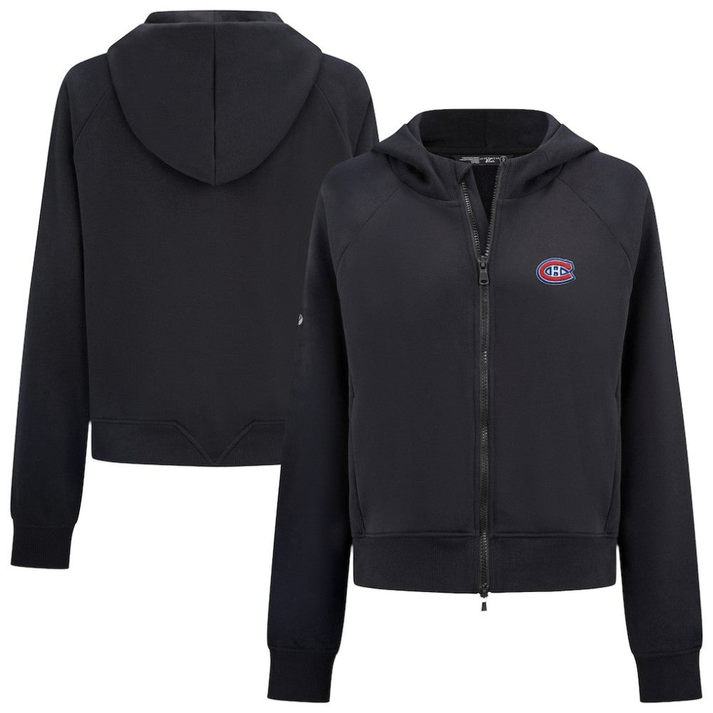 NHL Montreal Canadiens Levelwear Women's Judd Raglan Full-Zip Hoodie