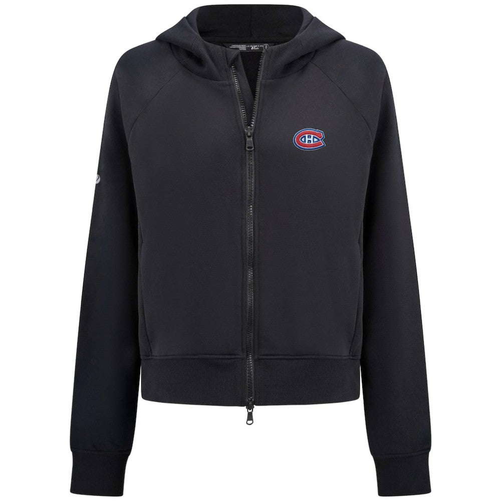 NHL Montreal Canadiens Levelwear Women's Judd Raglan Full-Zip Hoodie